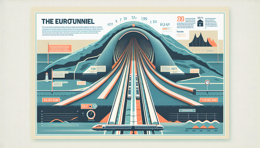 Bauzeit von 1988 bis 1994 - Wie lang ist der Eurotunnel?