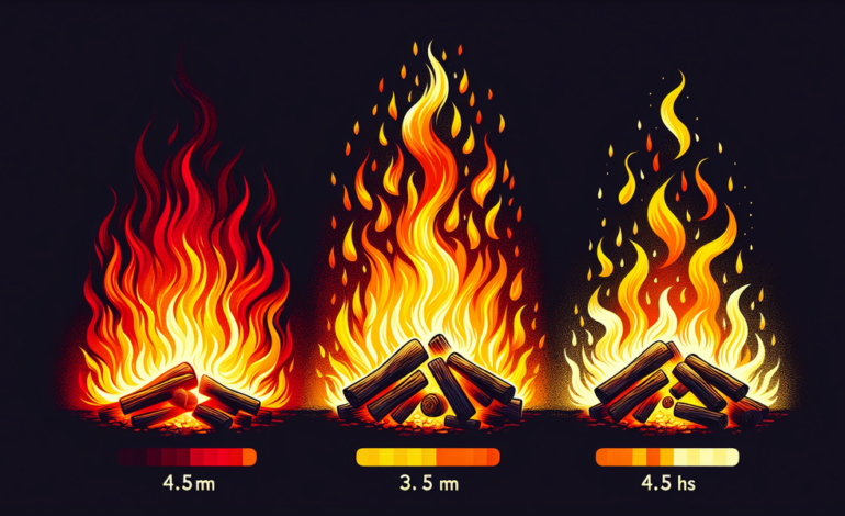 Wie heiß ist Feuer?