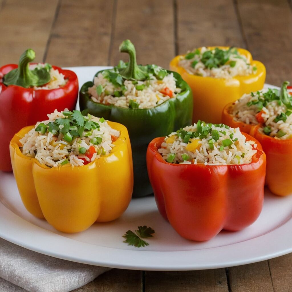 Gefüllte Paprika mit Reis: Ein einfaches Rezept für ein gesundes Abendessen
