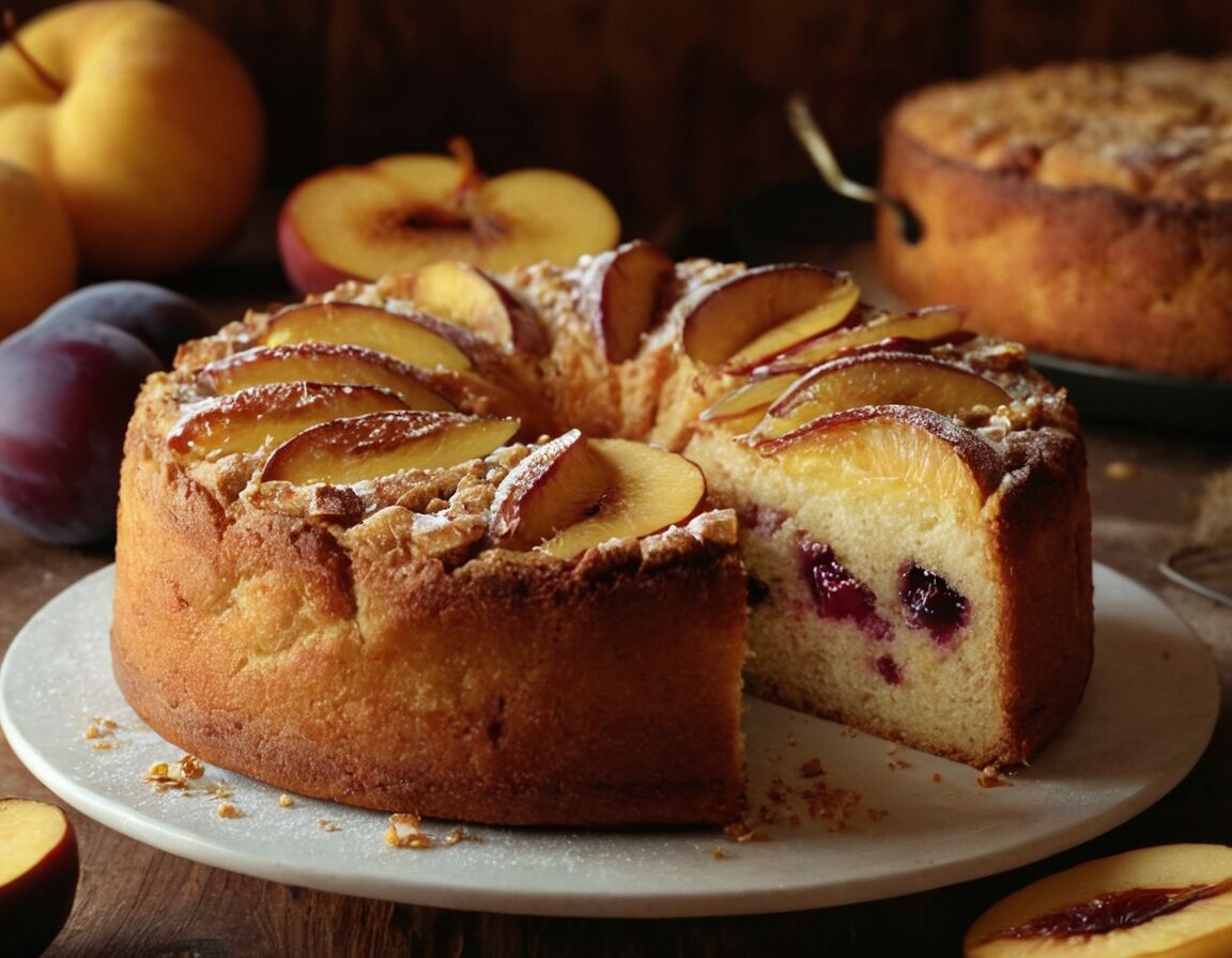 Kuchen im Ofen bei 180°C goldbraun backen - Omas Zwetschgenkuchen mit Rührteig: Das perfekte Rezept für den Herbst