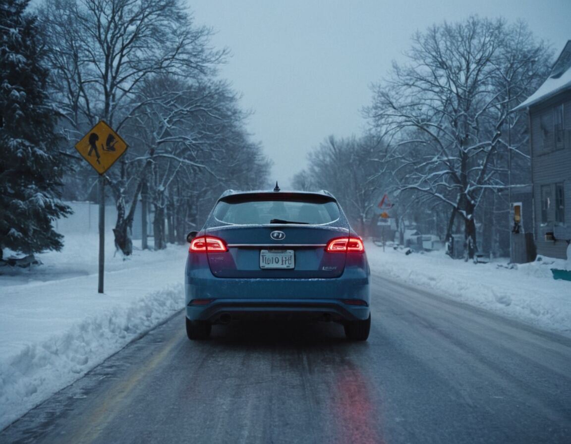 Winterreifen rechtzeitig anbringen - Allarme per superfici ghiacciate: Sicherheitstipps für den Winterverkehr