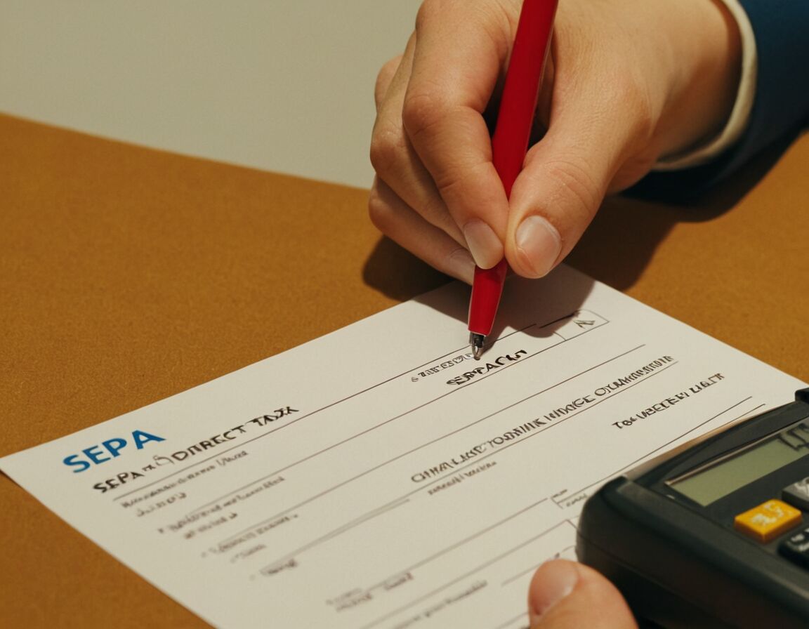 Unterschrift auf Mandatserklärung leisten - SEPA Lastschriftmandat für die KFZ-Steuer: So richten Sie es richtig ein
