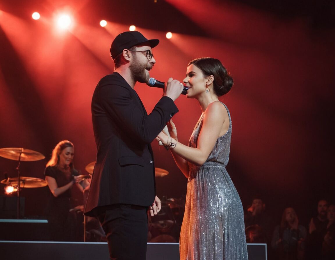 Live-Auftritte: Gemeinsame Konzerte verstärken Bandgefühl - Mark Forster und Lena Meyer-Landrut: Ein Blick auf die musikalische Zusammenarbeit der beiden Pop-Stars
