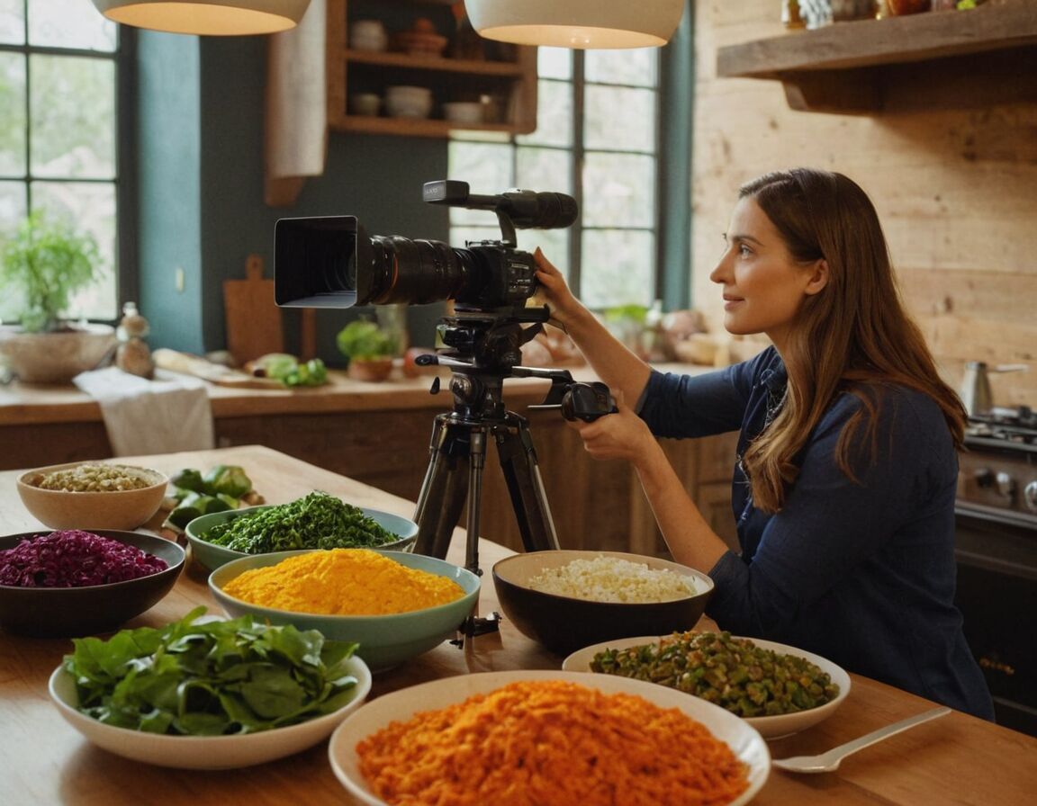Hinter den Kulissen: Planung und Produktion der Videos - Die wilde Veganerin: Ein Blick hinter die Kulissen ihrer inspirierenden Videos