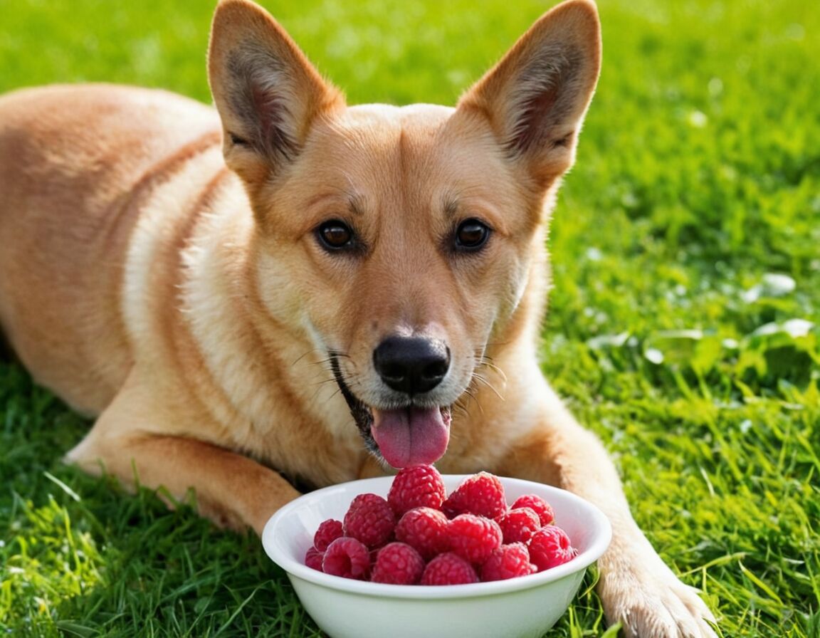 Beginne mit kleinen Portionen zur Verträglichkeit   - Dürfen Hunde Himbeeren essen? Alles, was Sie wissen müssen