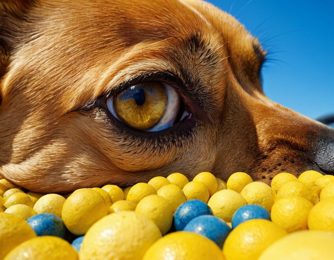 Hunde erkennen Unterschiede zwischen hell und dunkel - Welche Farben sehen Hunde? Ein Blick in die Welt der Hundesicht.
