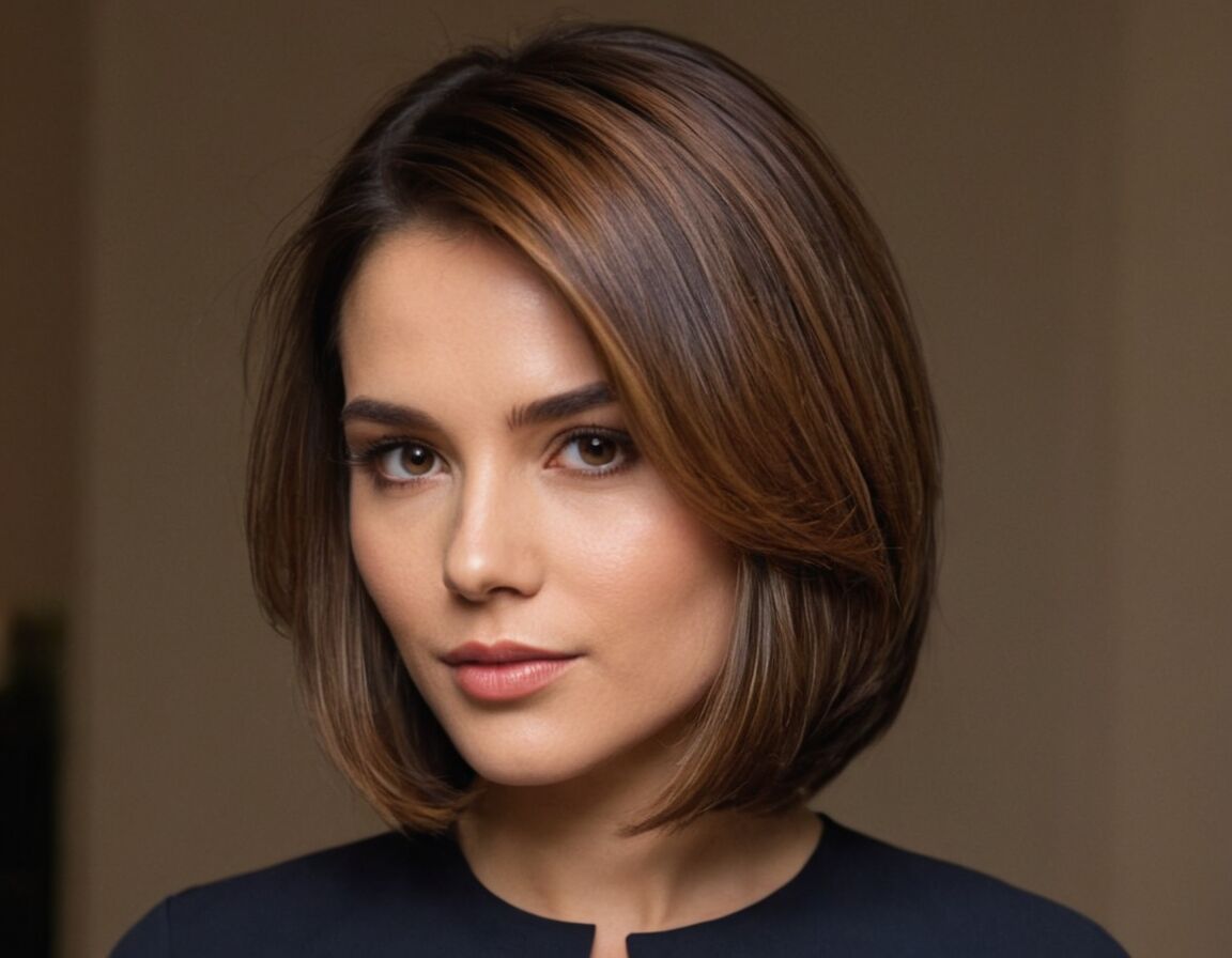 Seitliche Scheitel für mehr Haarfülle - Stufige Frisuren für dünnes Haar: Die besten mittellangen Styles für mehr Volumen