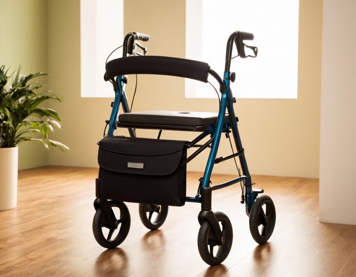 Komfortable Griffe mit ergonomischer Gestaltung - Rollator für die Wohnung: Die besten Modelle für mehr Sicherheit und Mobilität im eigenen Zuhause