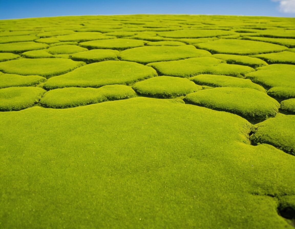 Solarthermischer Wassersprenger für natürliche Reinigung nutzen - Grünbelag entfernen ohne schrubben: Effektive Methoden für saubere Oberflächen