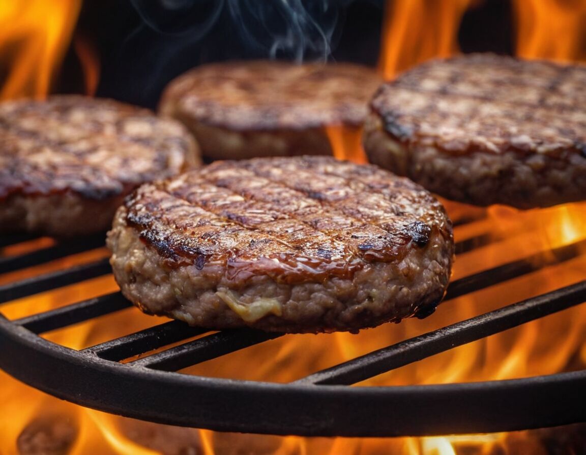 Patties vor dem Grillen leicht flach drücken - Burger Patties selber machen: Die besten Rezepte und Tipps für perfekte Grillgenüsse
