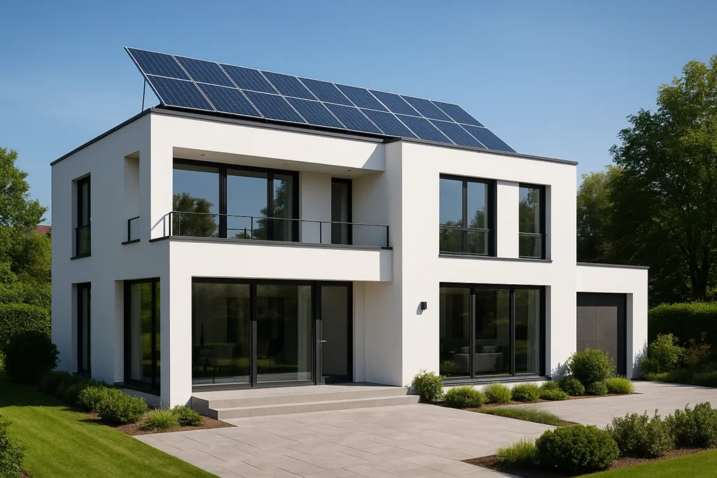 Solarmodule auf dem Dach