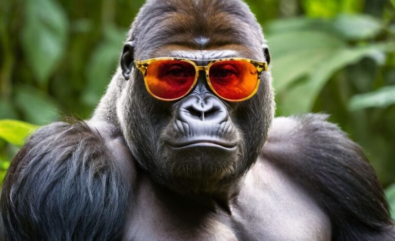 Der Gorilla mit der Sonnenbrille: Ein faszinierender Blick auf tierische Mode und ihre Bedeutung in der Natur