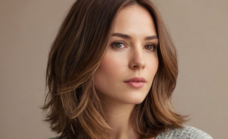 Stufige Frisuren für dünnes Haar: Die besten mittellangen Styles für mehr Volumen