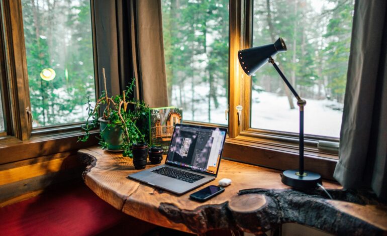 Büro im Gartenhaus