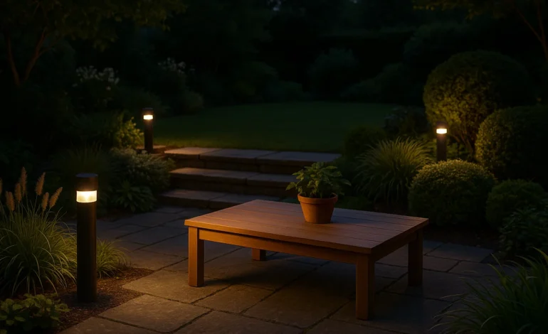Gartenbeleuchtung im Fokus