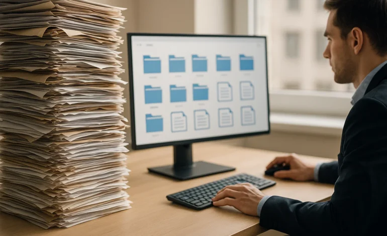 Digitale Ordnung im Büro