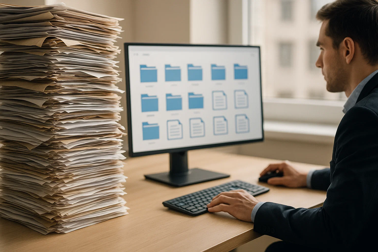 Digitale Ordnung im Büro