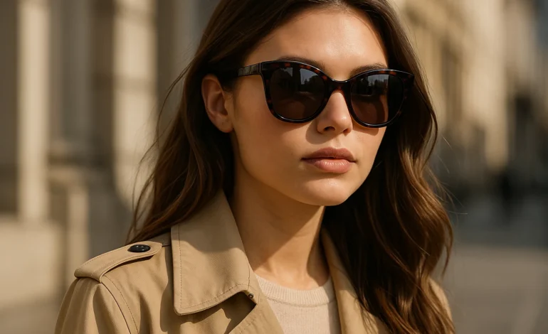 modische Sonnenbrille