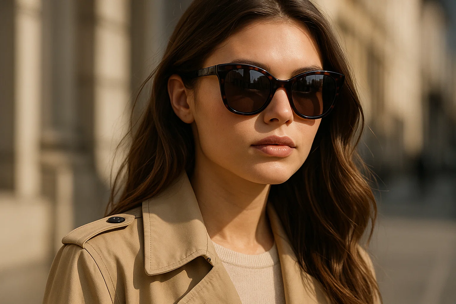 modische Sonnenbrille