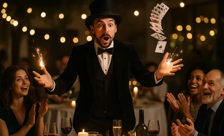 Entertainment mit Wow-Effekt: Warum ein Zauberer das Highlight jeder Feier ist