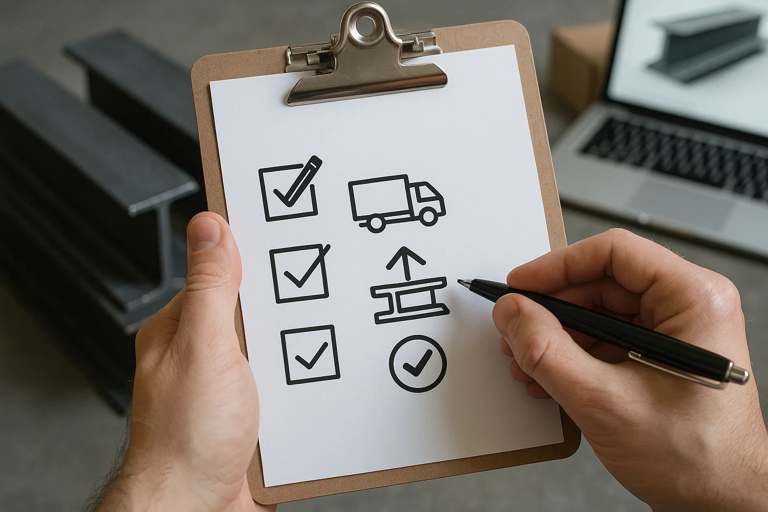 Stahlträger Kauf-Checkliste