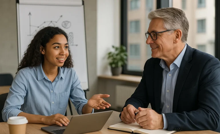 Reverse Mentoring im Unternehmen: Warum jüngere Mitarbeitende heute Führungskräfte schulen