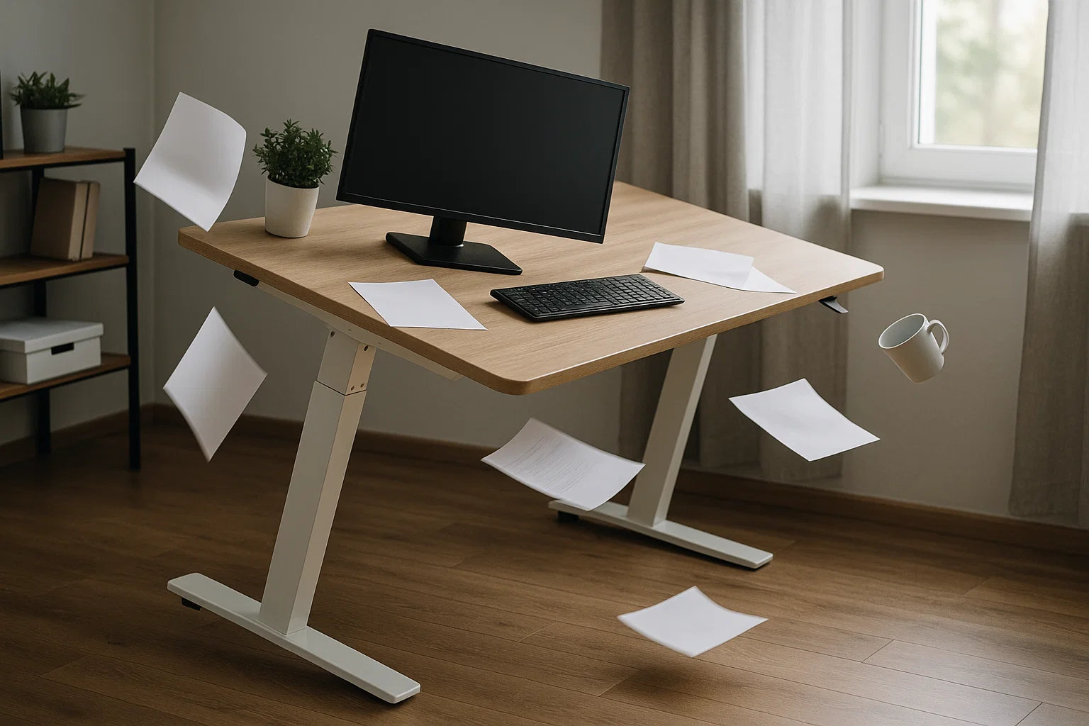 Stabiler Schreibtischgestell