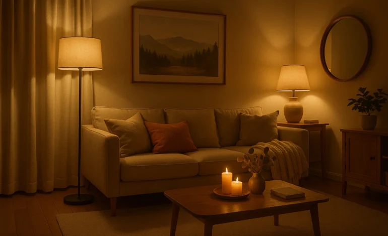 Gemütliches Wohnzimmer Ambiente