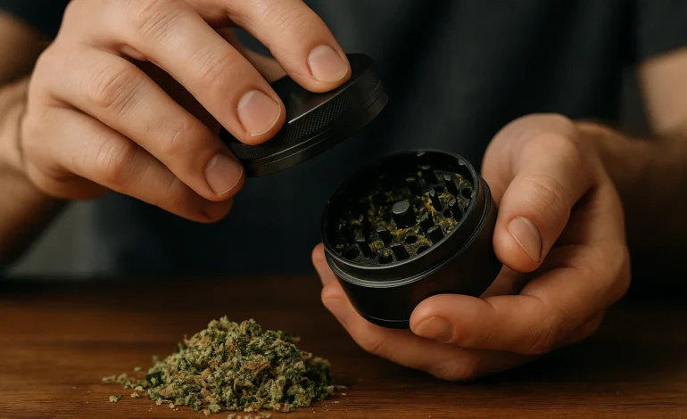 Perfekter Grinder-Einsatz