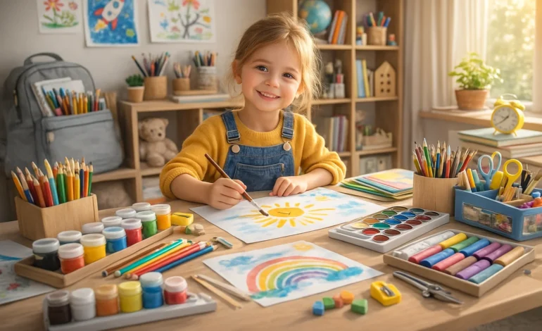 Kreativität fördern: So rüsten Sie Ihr Kind optimal für Schule und Kunstunterricht aus
