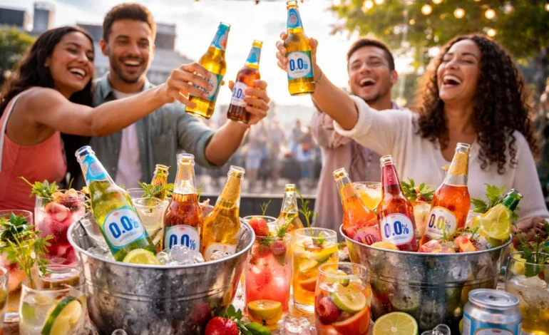 Alkoholfreie Getränke-Trend