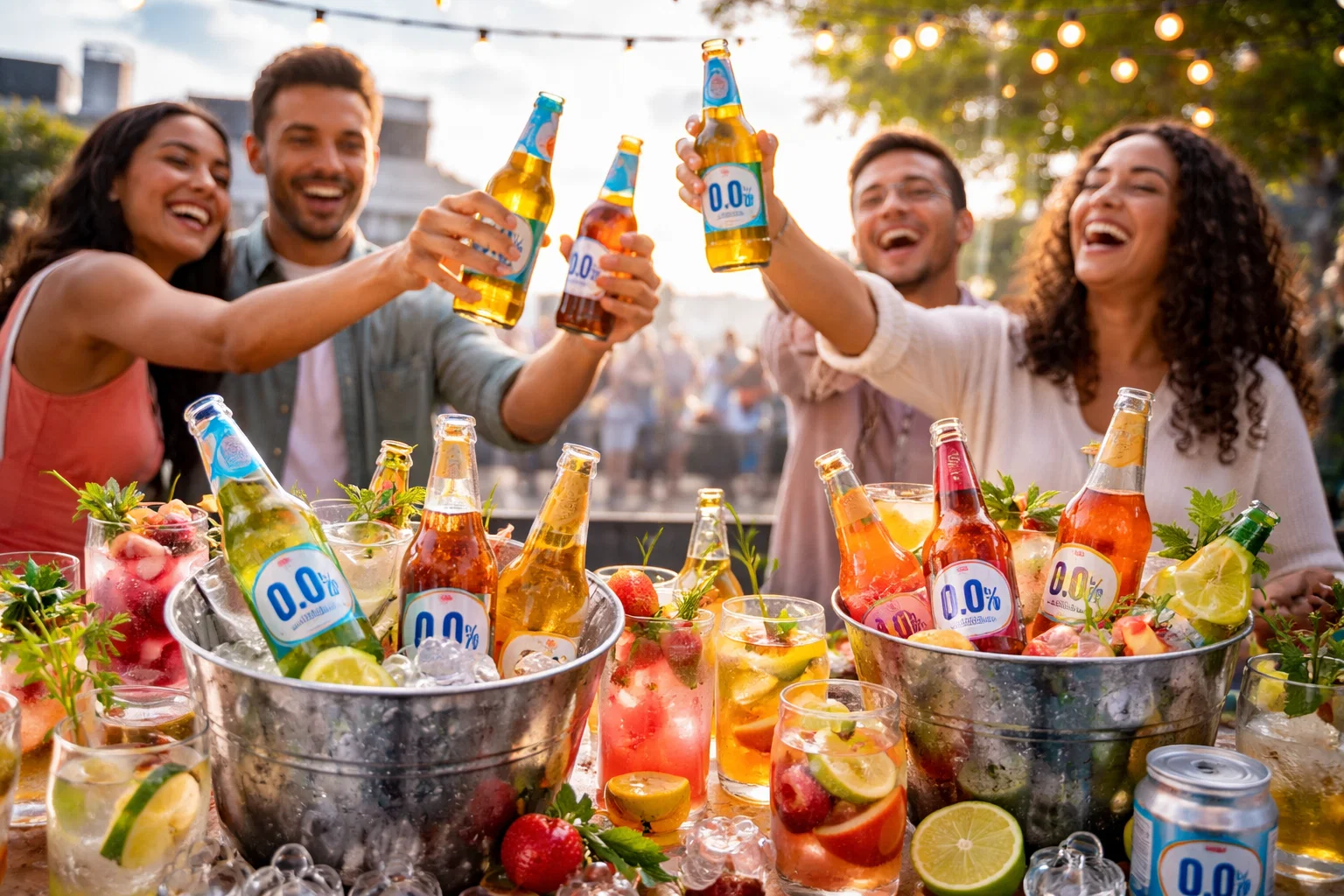 Alkoholfreie Getränke-Trend