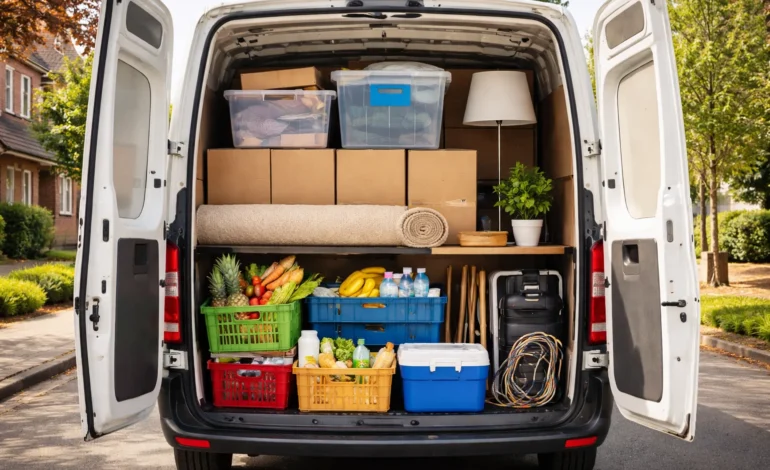 Umzug und Großeinkauf: so wird ein Transporter richtig beladen
