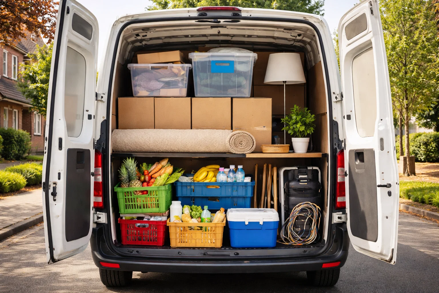 Umzug und Großeinkauf: so wird ein Transporter richtig beladen