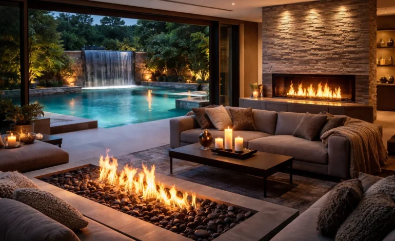 Atmosphäre schaffen: Wie Feuer und Wasser Wohnräume verwandeln