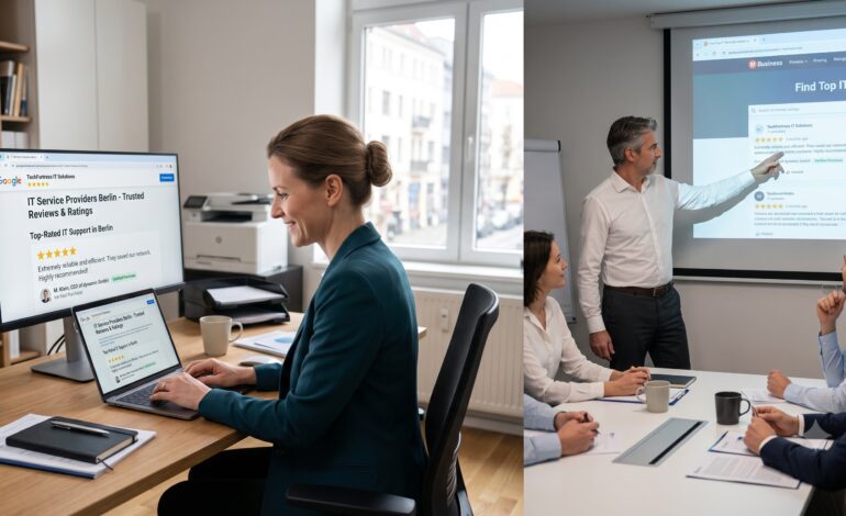 Wie Online-Bewertungen Unternehmen bei verlässlichen IT-Dienstleistern helfen