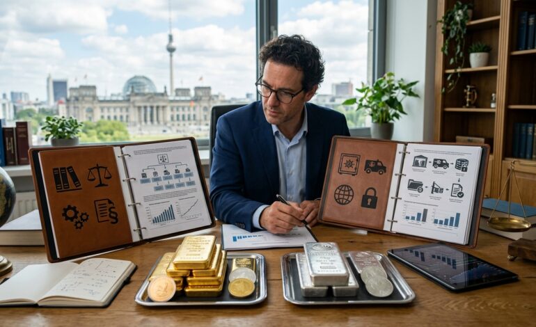 Portfolio-Diversifikation mit Edelmetallen: Gesetzliche und praktische Vorschriften im Vergleich